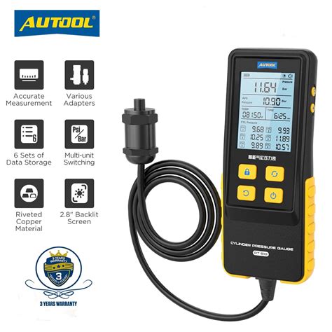 compression tester super cheap nz|AUTOOL PT610 Digital Petrol Compression Tester .